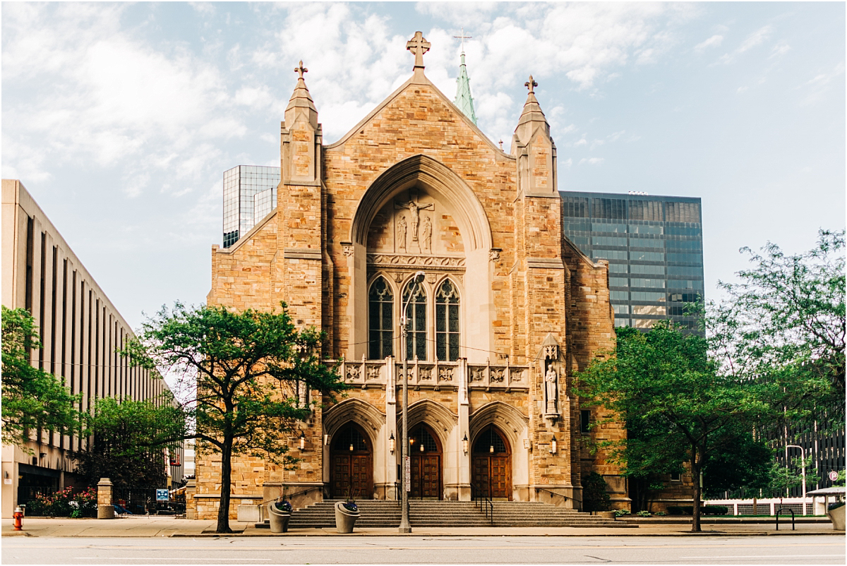 The Cathedral of St. John The Evangelist in Cleveland Ohio